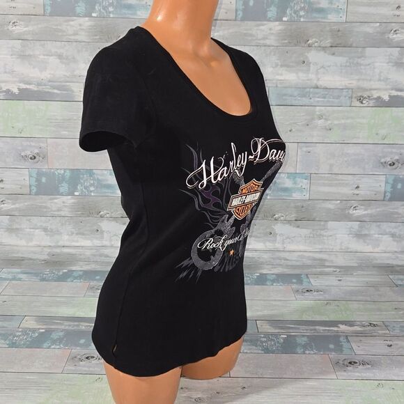 Harley-Davidson Shirt/Top Chicago Illinois 2013 sz Small - Picture 4 of 6
